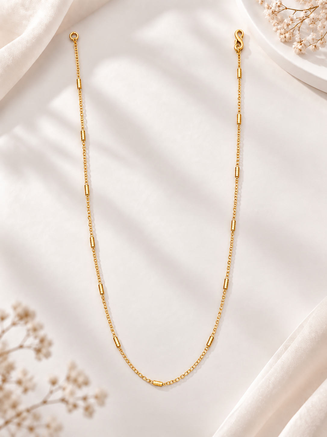 Zarelle Luxe Cylinder Chain Women’s Necklace
