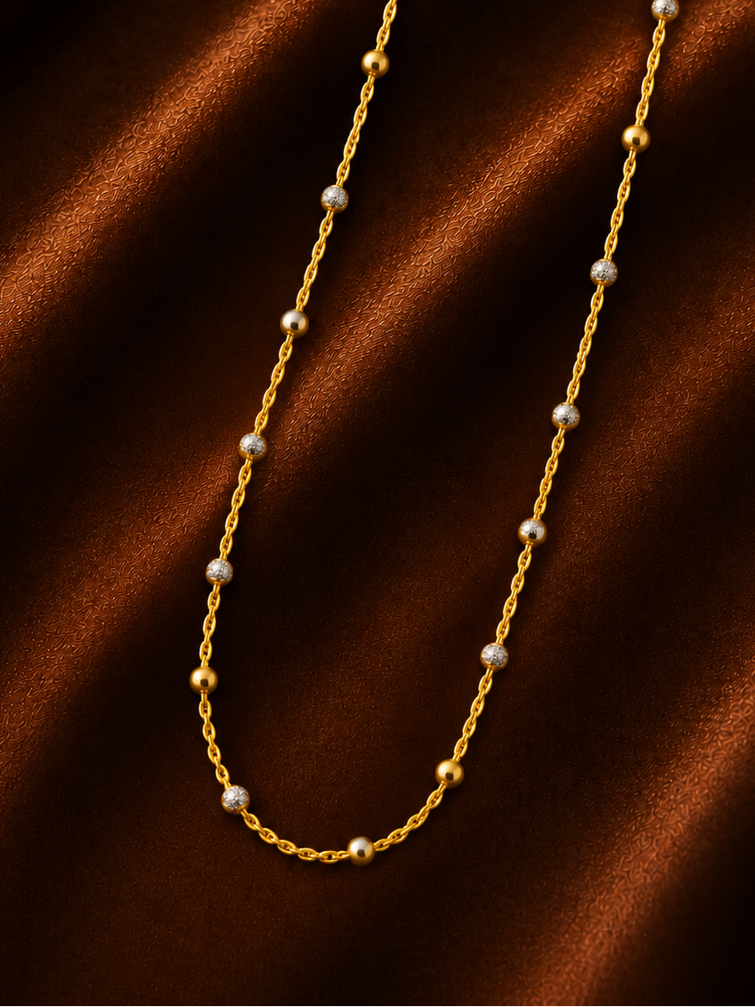 Dual Tone Bead Chain