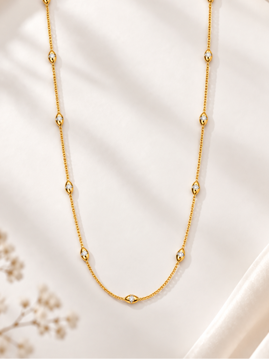 Elowen Crystal Link Women’s Necklace