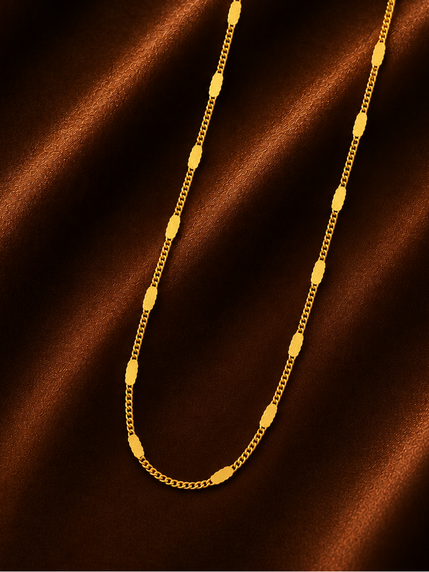 Zarelle Textured Link Women’s Necklace