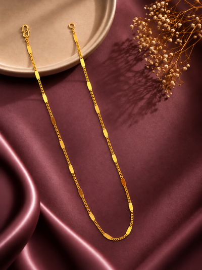 Zarelle Textured Link Women’s Necklace