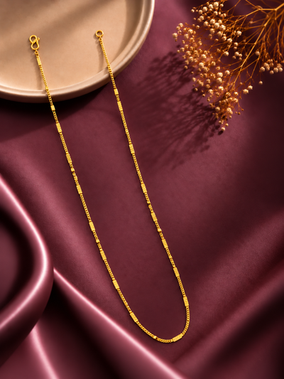 Zarelle Textured Bar Link Women’s Necklace