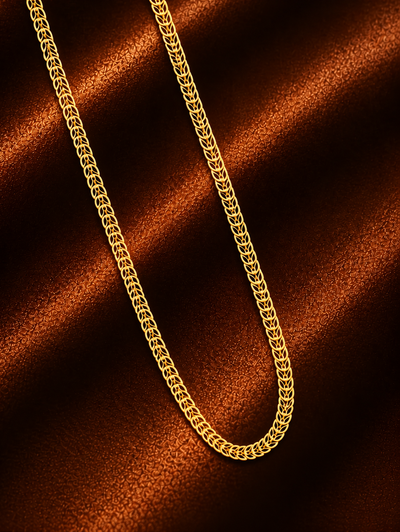 Open Leaf Link Chain