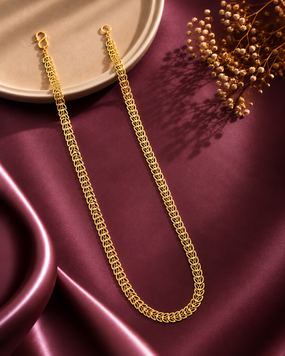 Open Leaf Link Chain