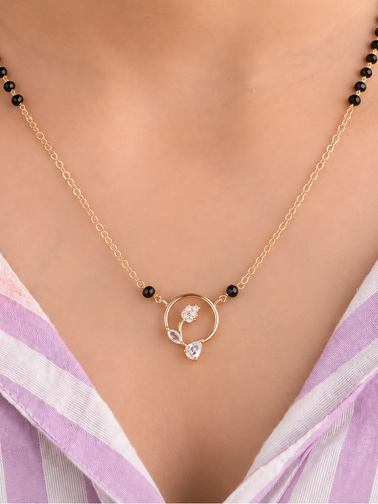 Circle Blossom Mangalsutra
