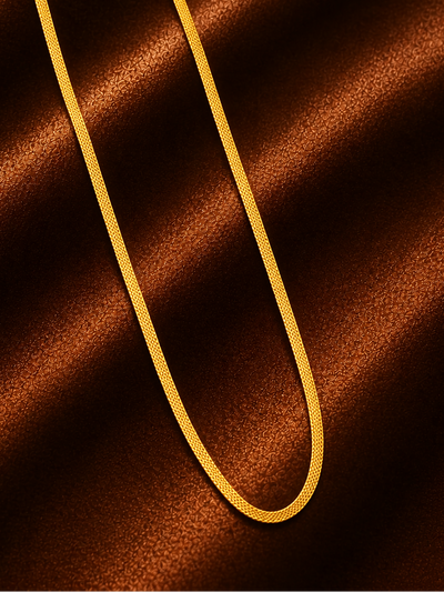 Elvaya Sleek Mesh Chain Necklace