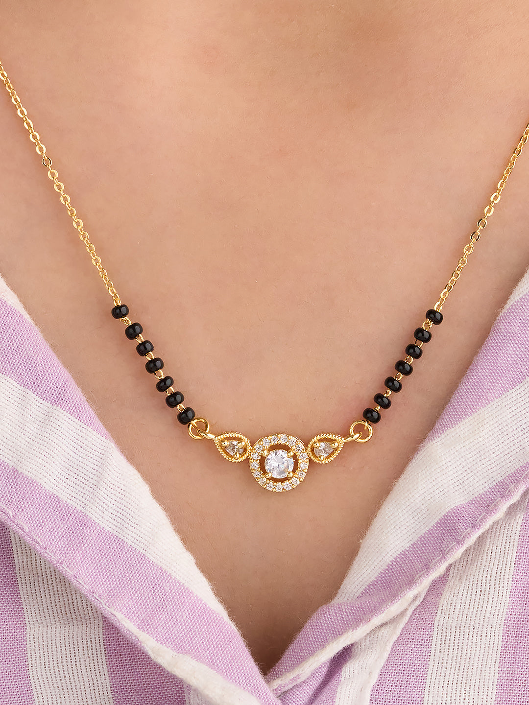 Elara Halo  Mangalsutra