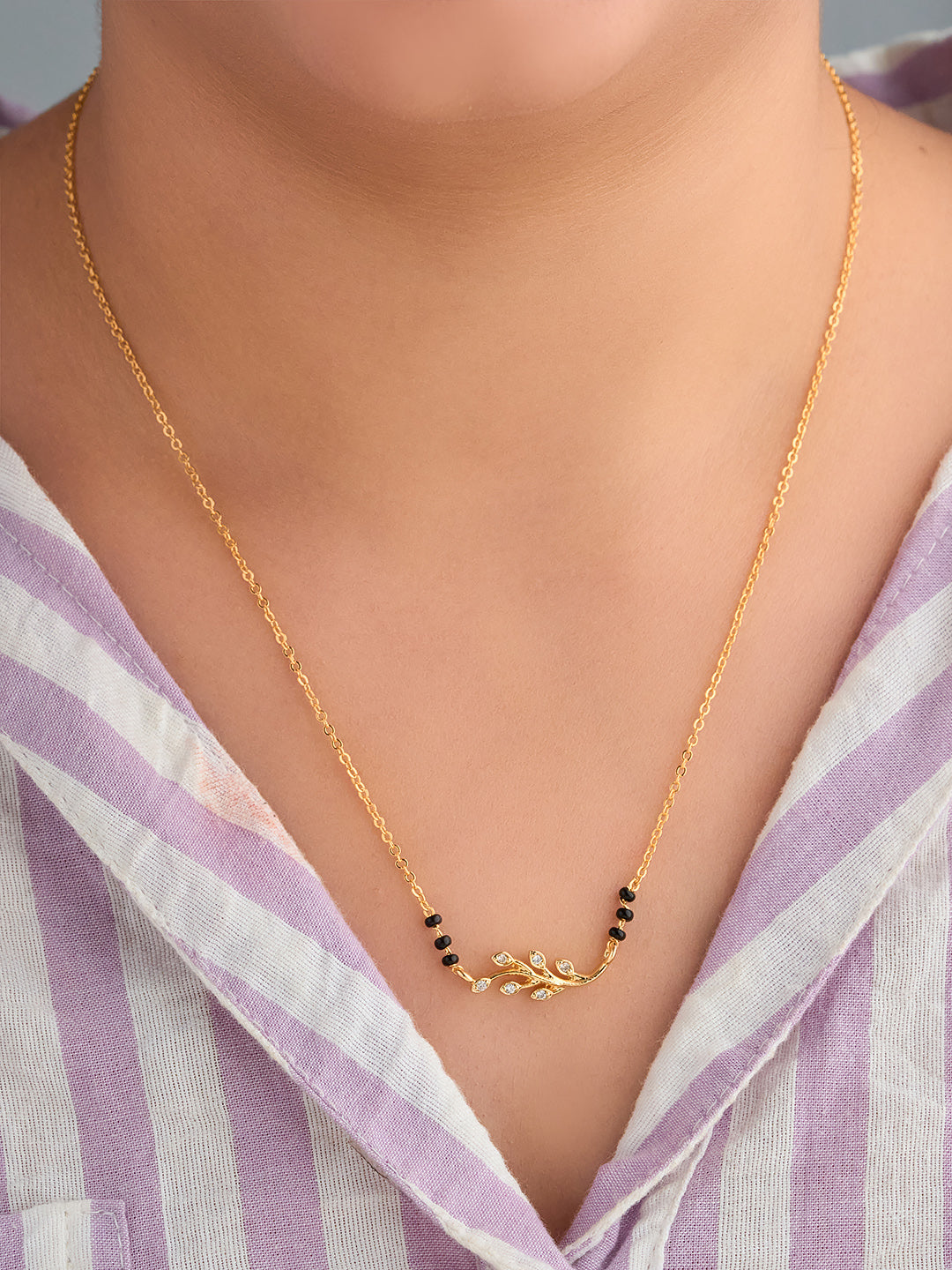 Leaf Vine Mangalsutra
