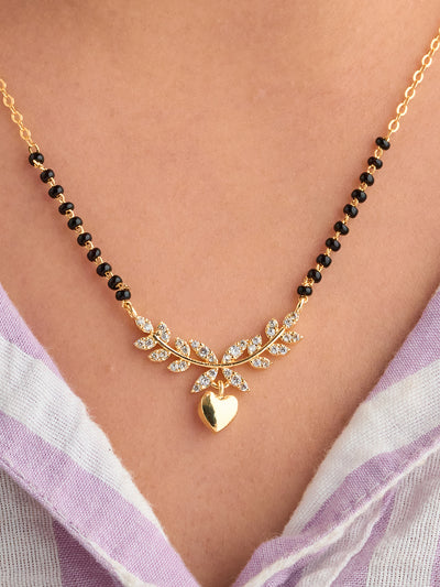 Golden Heart Mangalsutra