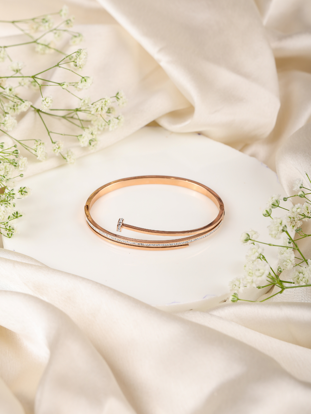 Rose Nail Bracelet
