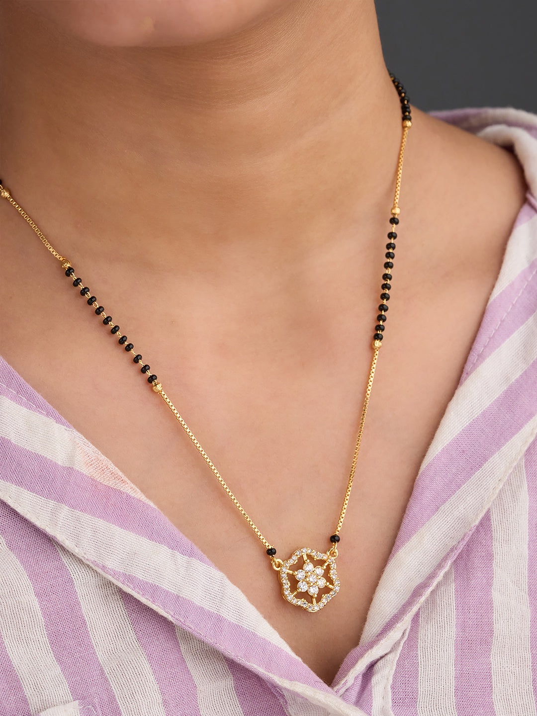 Floral Spark Mangalsutra