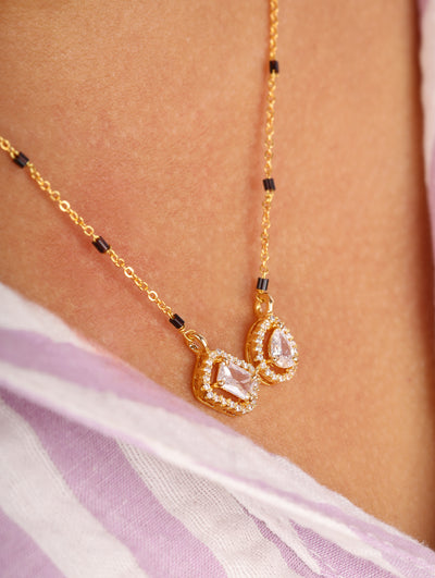 Twin Stone Mangalsutra