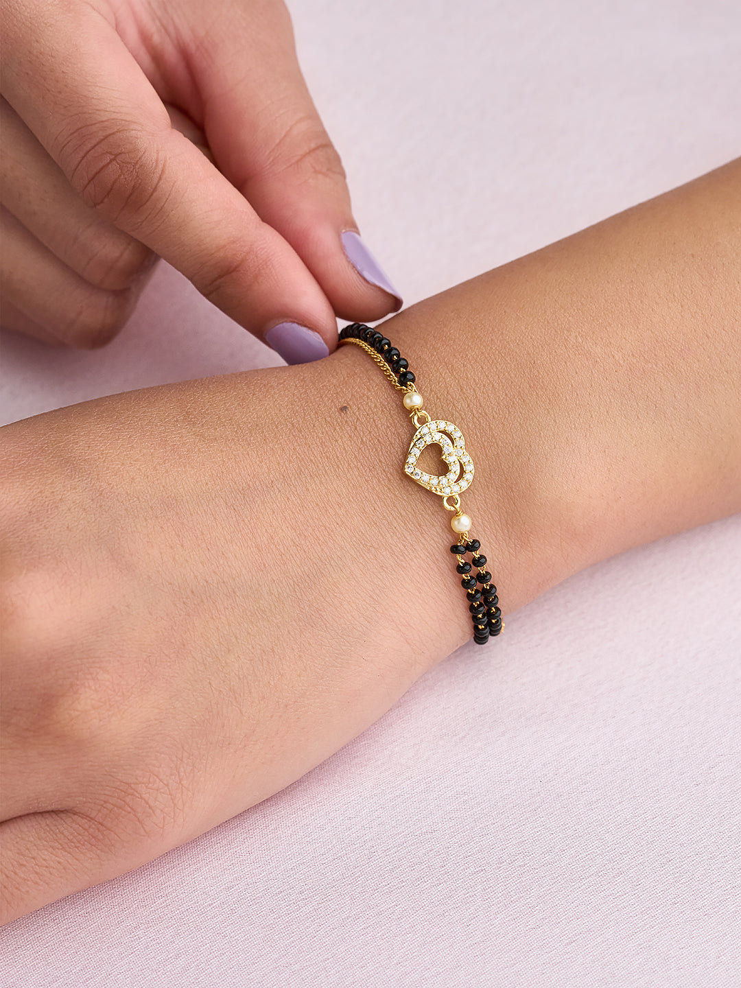 Hridaa Mangalsutra Bracelet