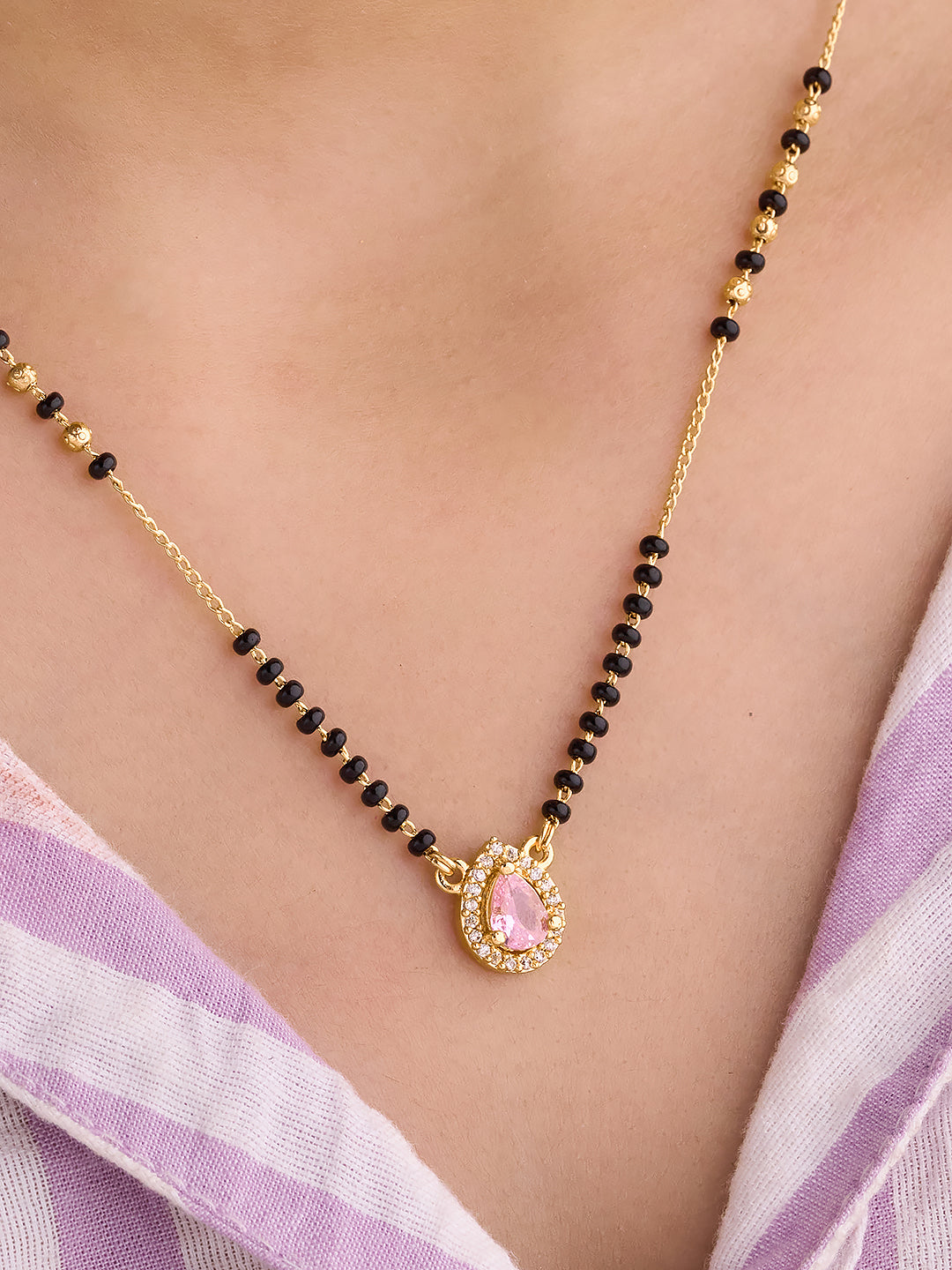 Roselle Drop Mangalsutra