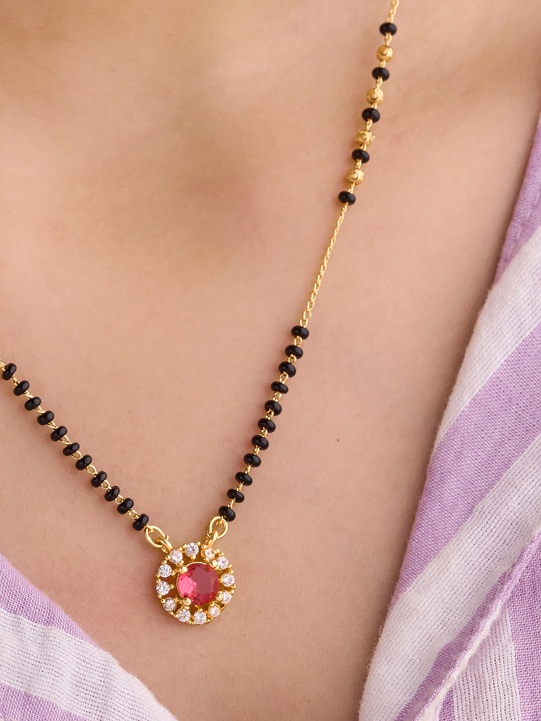 Rubielle Halo Mangalsutra