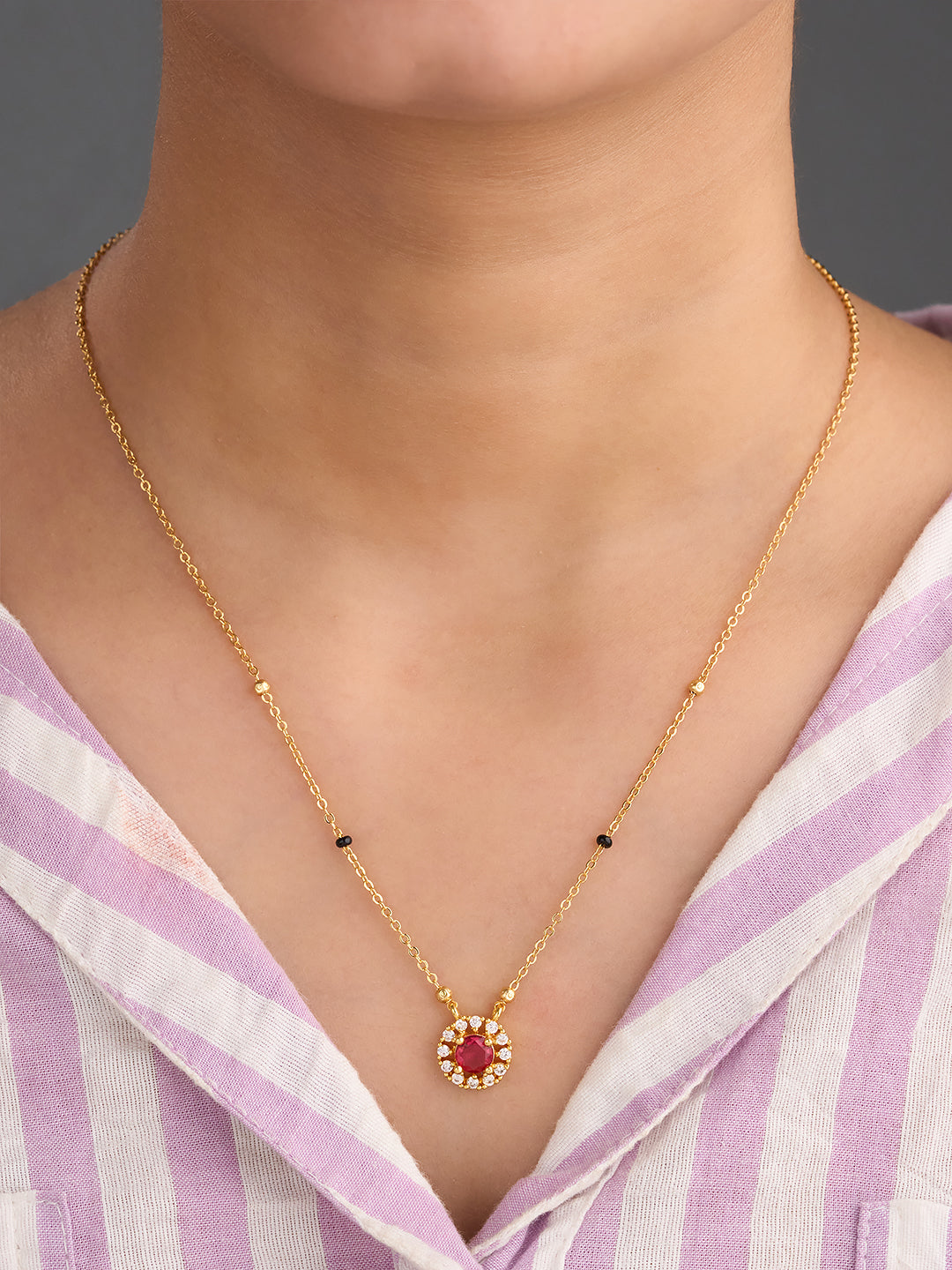 Rubeza Halo Mangalsutra