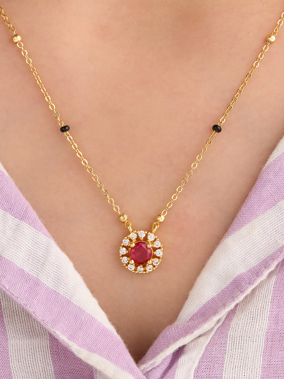 Rubeza Halo Mangalsutra