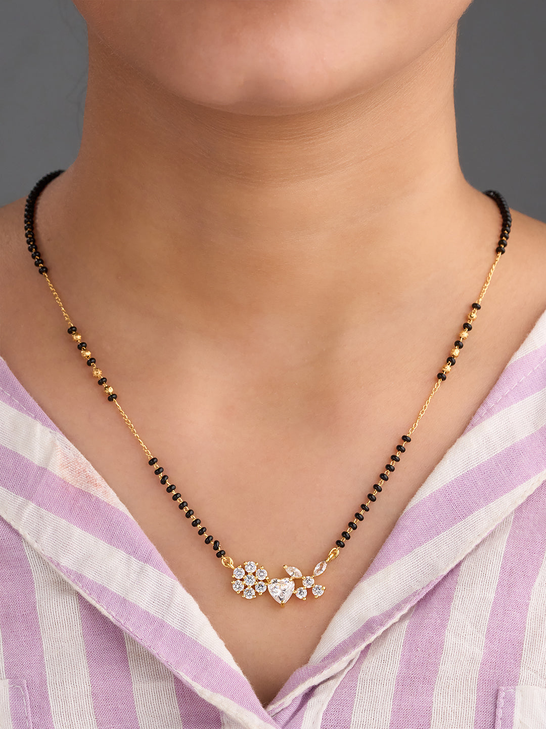 Florelle Heart Mangalsutra