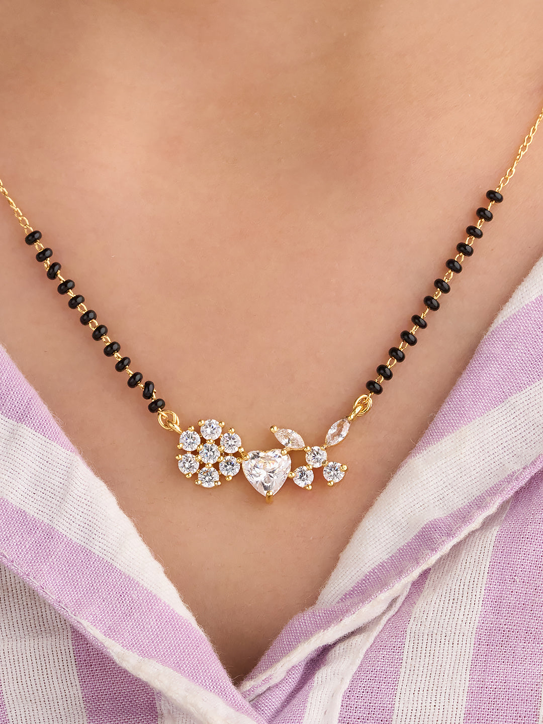 Florelle Heart Mangalsutra