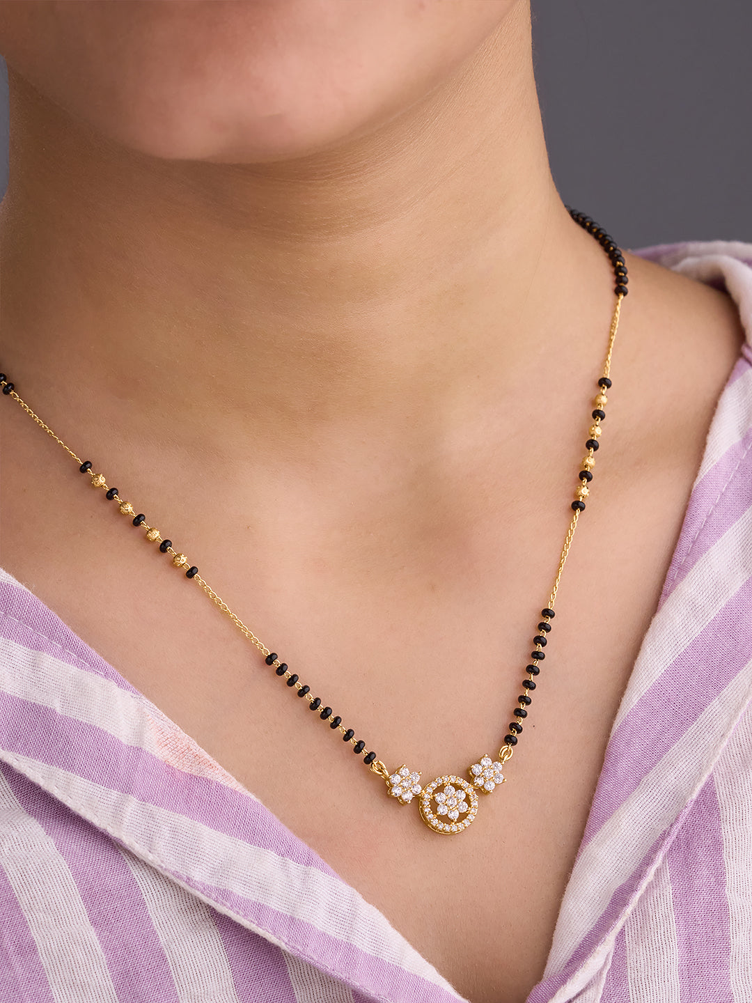 Blossom Halo Mangalsutra