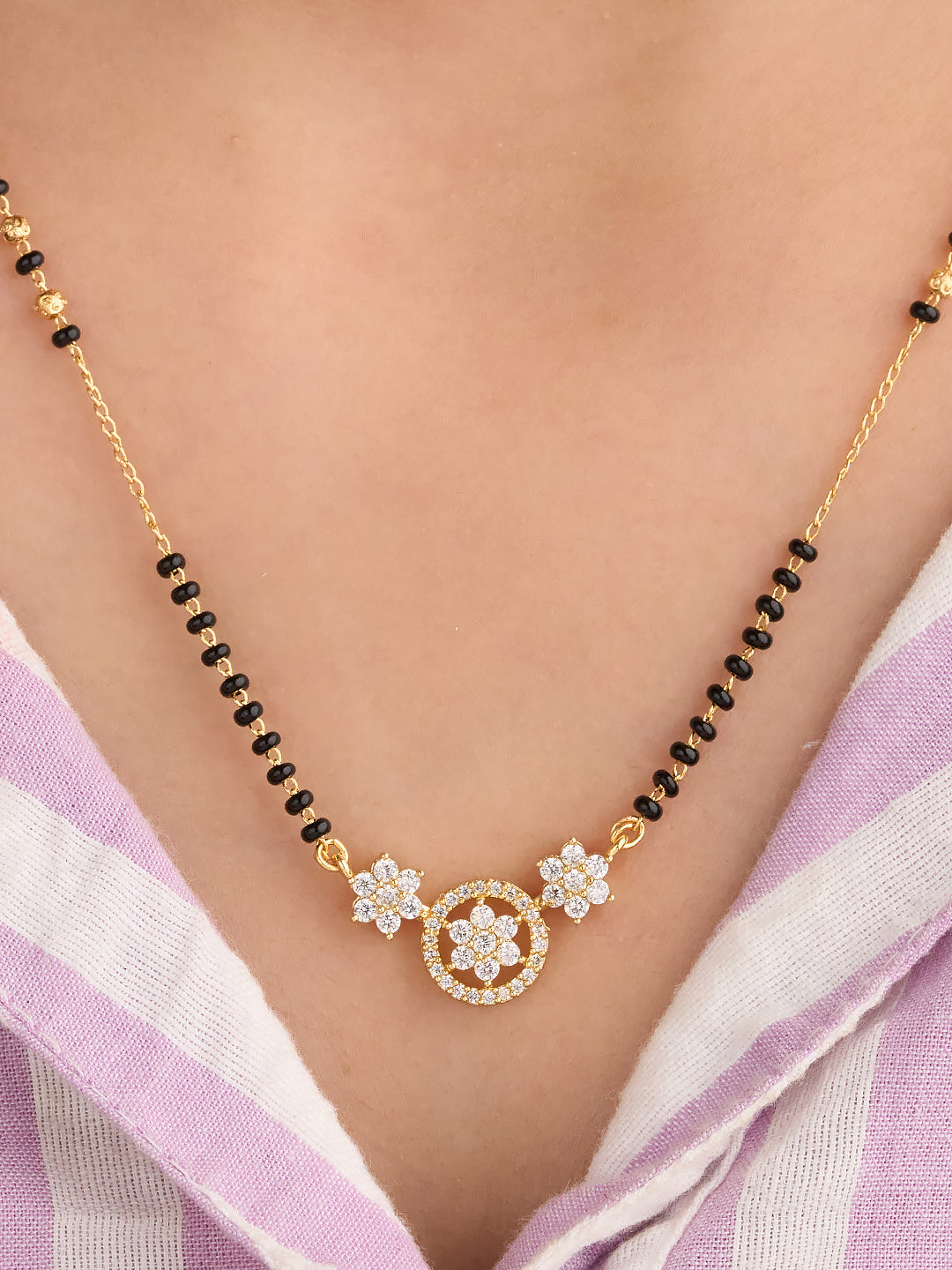 Blossom Halo Mangalsutra
