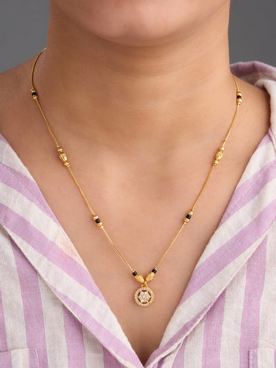 Floral Halo Mangalsutra