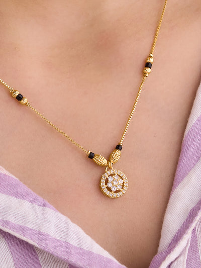 Floral Halo Mangalsutra