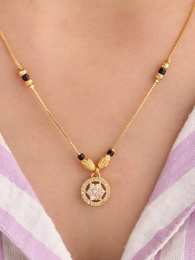 Floral Halo Mangalsutra