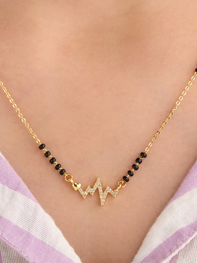 Heartbeat Love Mangalsutra