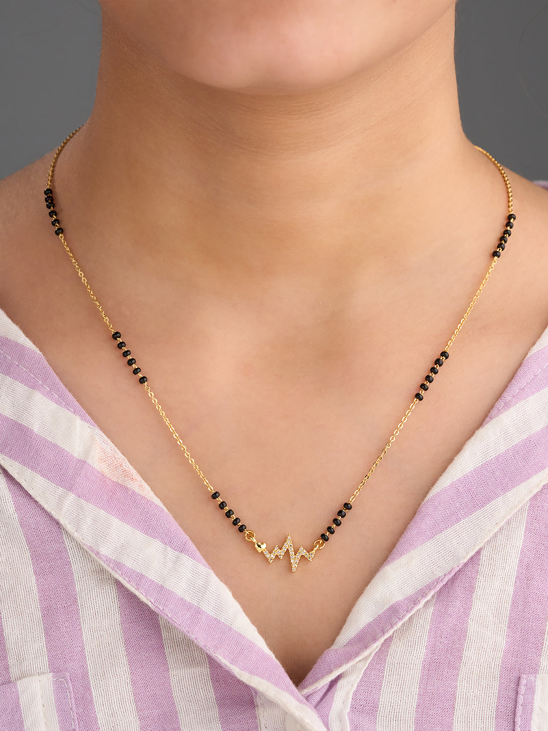 Heartbeat Love Mangalsutra