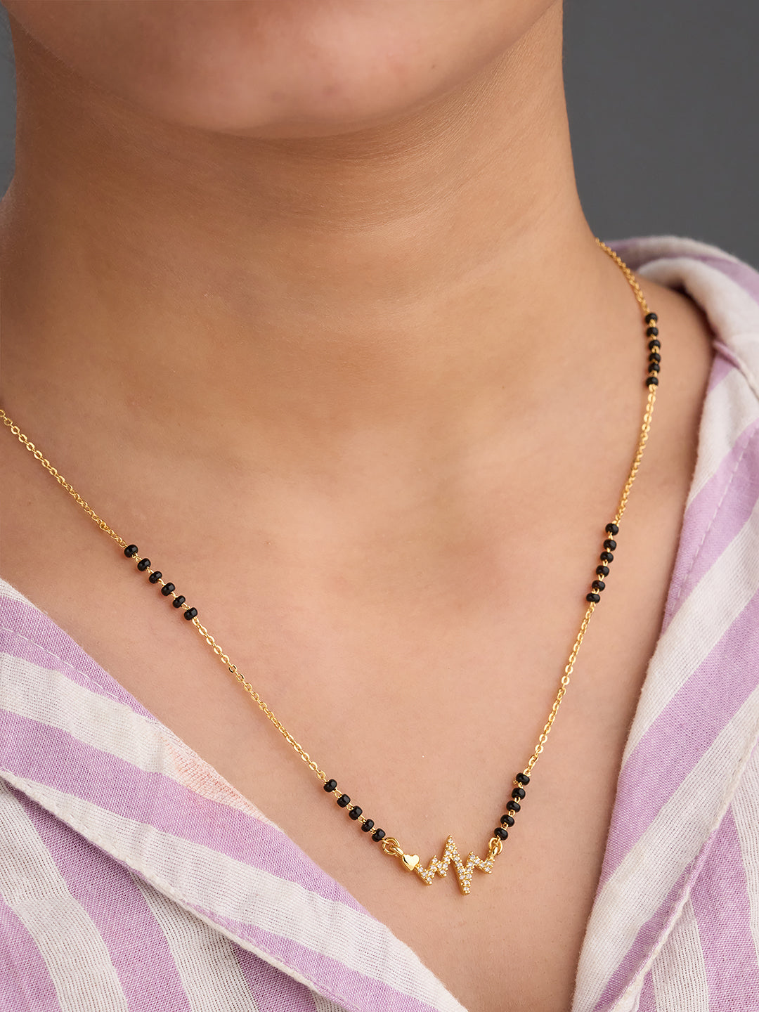 Heartbeat Love Mangalsutra