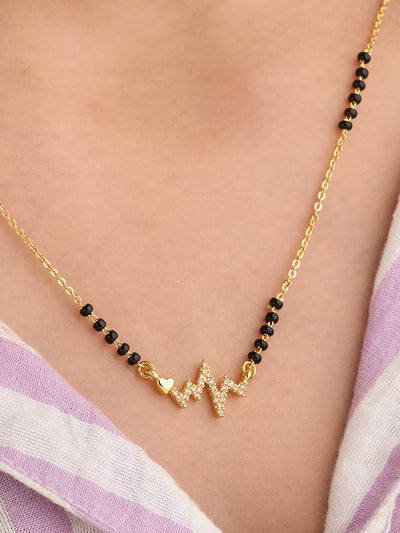 Heartbeat Love Mangalsutra
