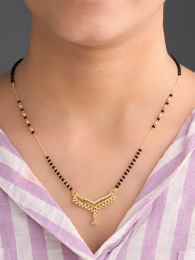 Aurelia V-Curve Drop Mangalsutra