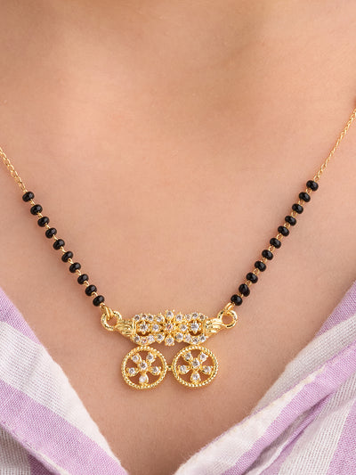 Aurelia Floral Double Drop Mangalsutra
