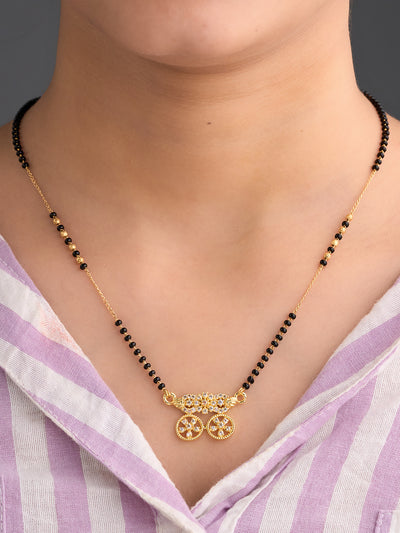 Aurelia Floral Double Drop Mangalsutra