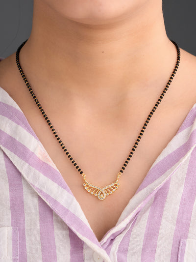 Aurelia Teardrop Floral Mangalsutra