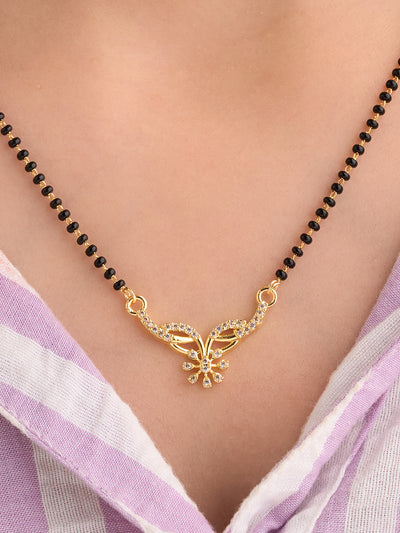 Aurelia Floral Butterfly Mangalsutra
