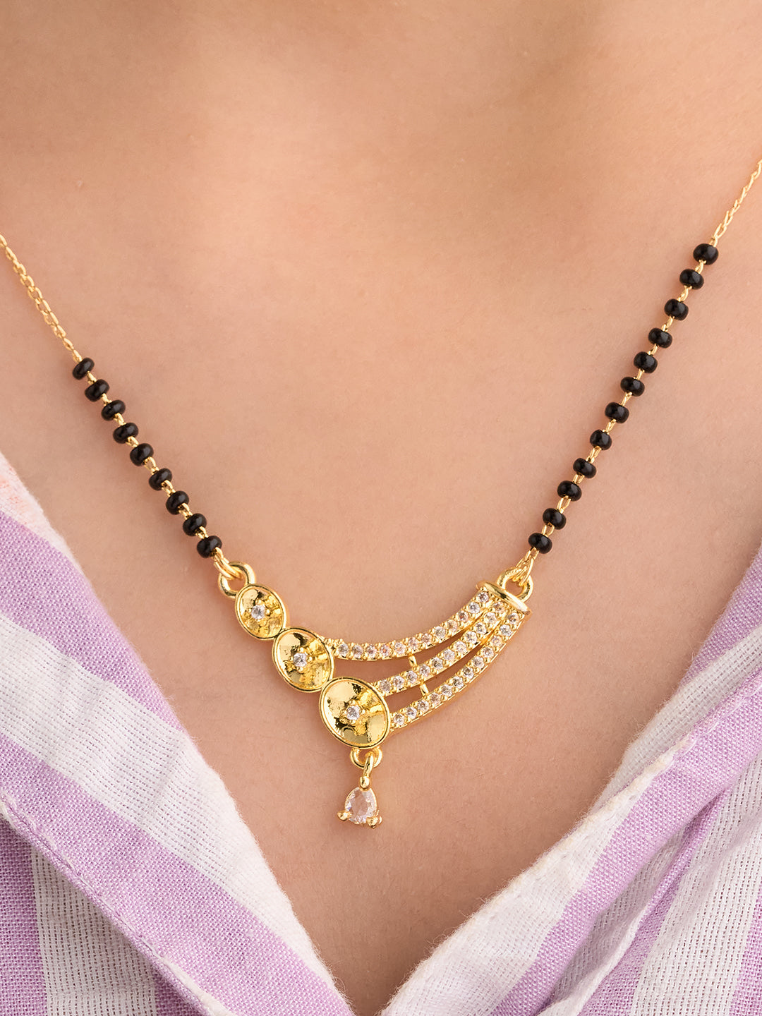 Aurelia Triple Arc Mangalsutra