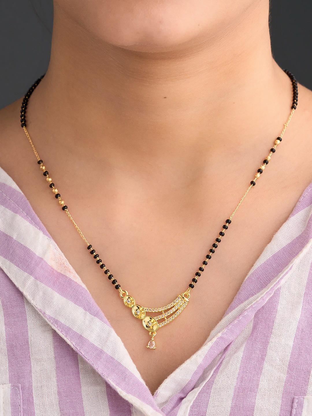 Aurelia Triple Arc Mangalsutra