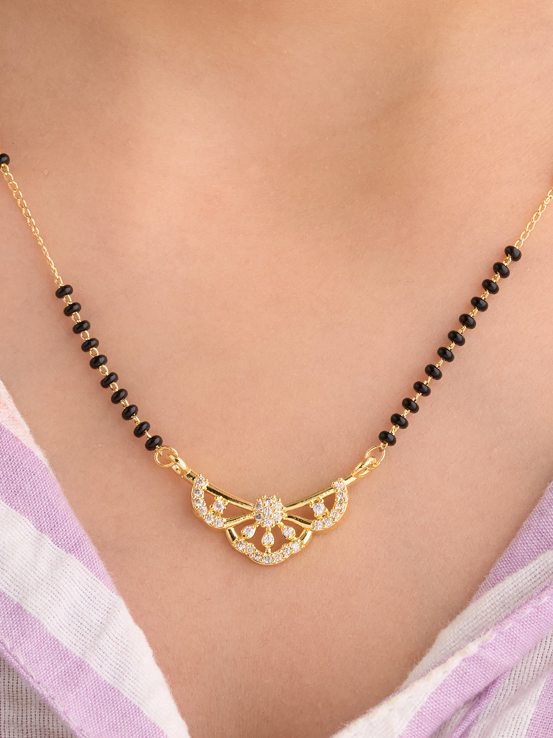Celestia Floral Arch Mangalsutra