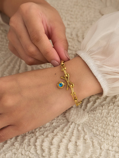 Aurelia Evil Eye Charm Women’s Bracelet