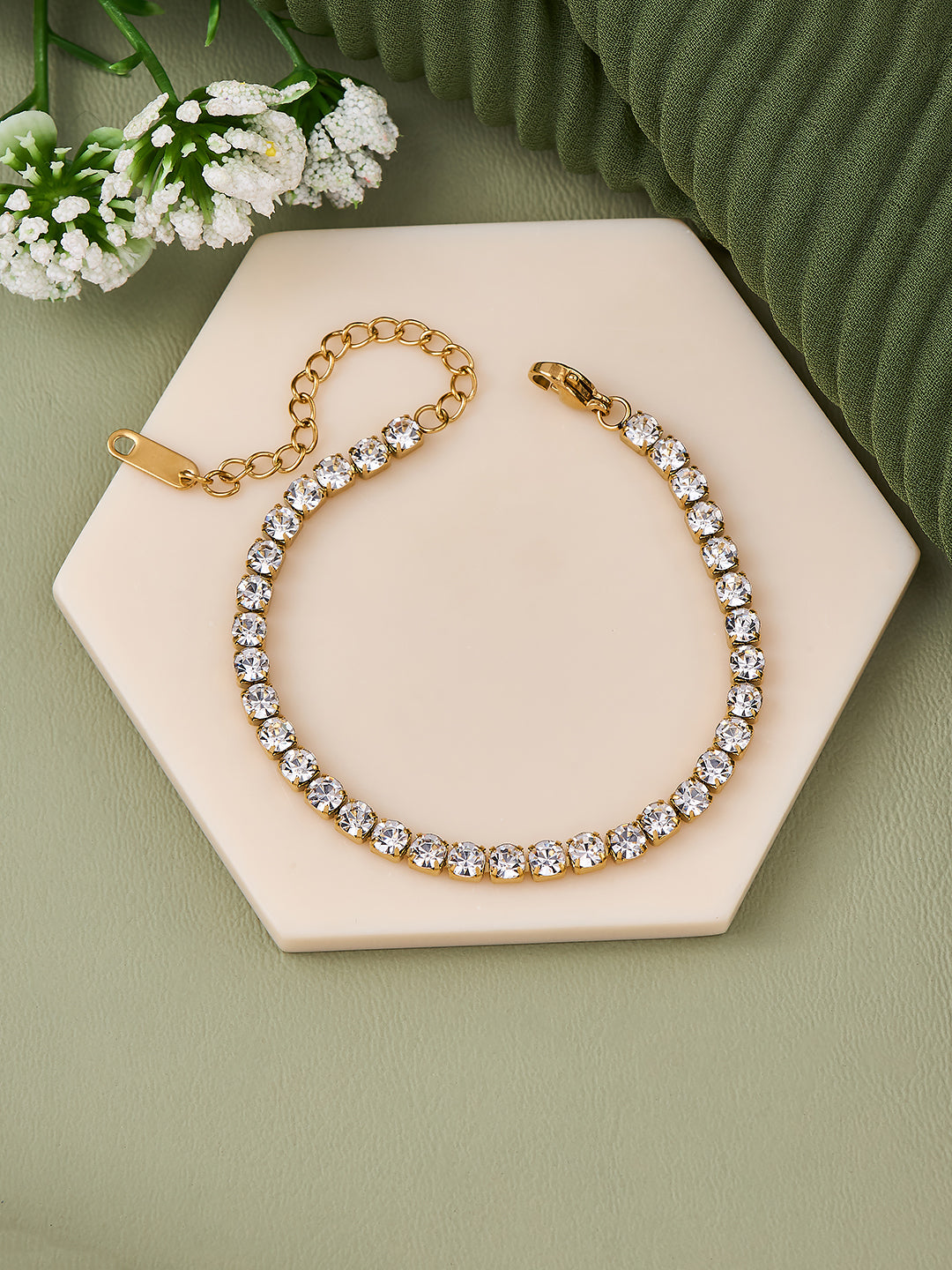 Elara Crystal Tennis Women’s Bracelet