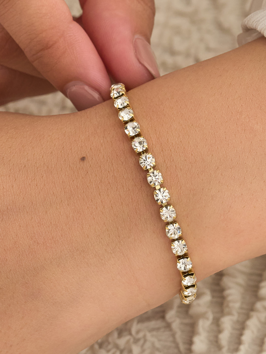Elara Crystal Tennis Women’s Bracelet