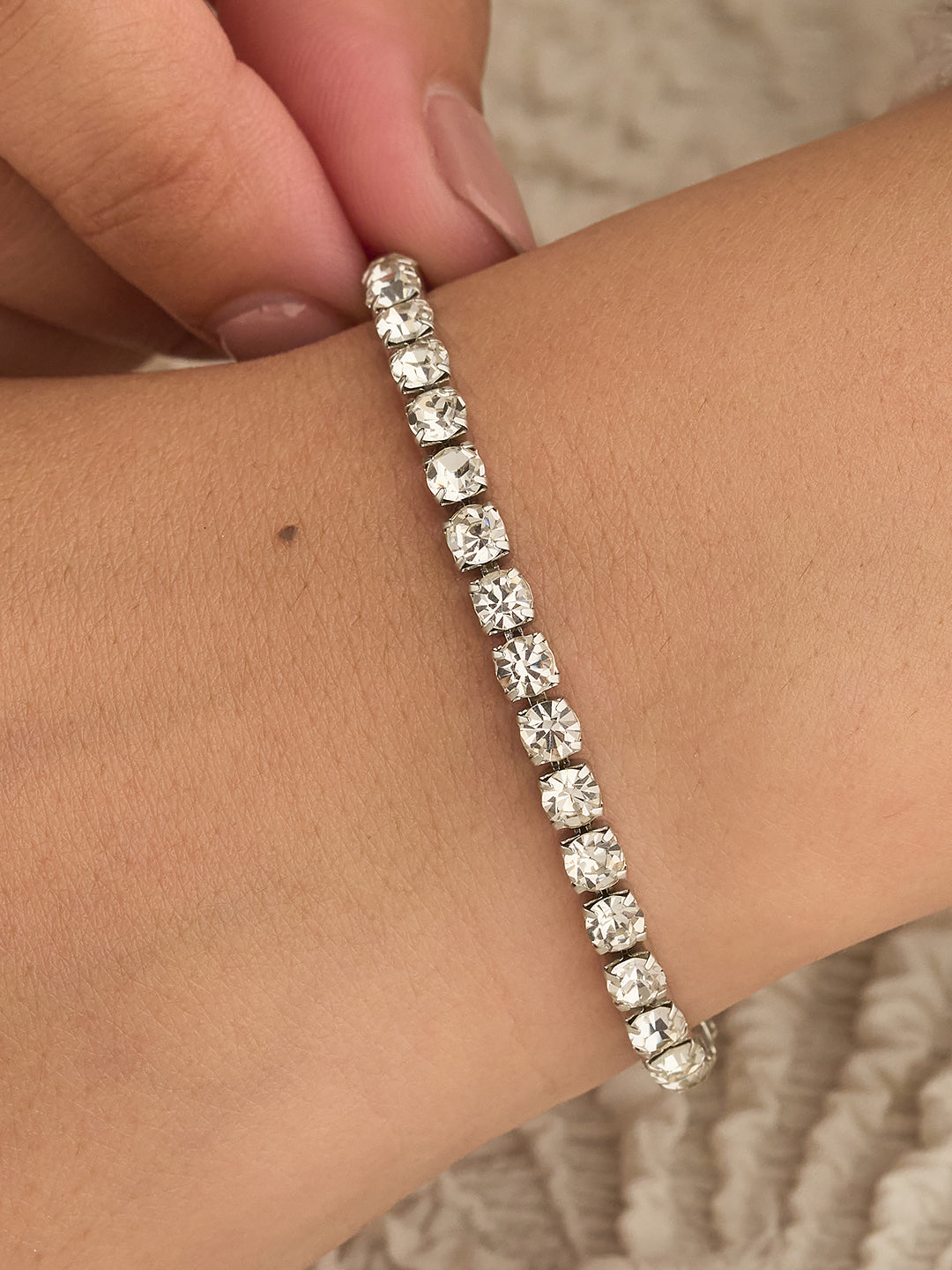 Elara Classic Crystal Tennis Women’s Bracelet