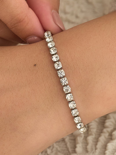 Elara Classic Crystal Tennis Women’s Bracelet