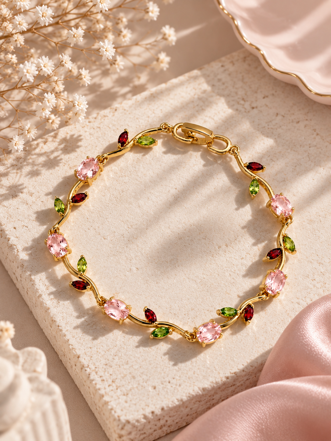 Roselle Bloom Multicolor Bracelet
