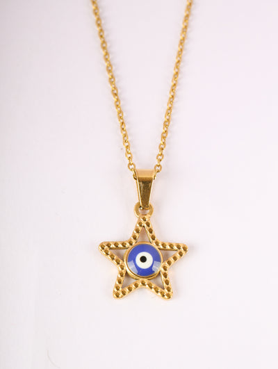 Star Evil Eye Necklace