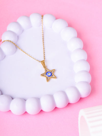 Star Evil Eye Necklace