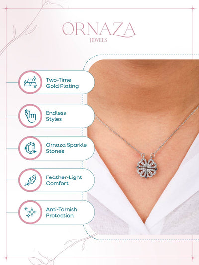 Silver Clover Necklace
