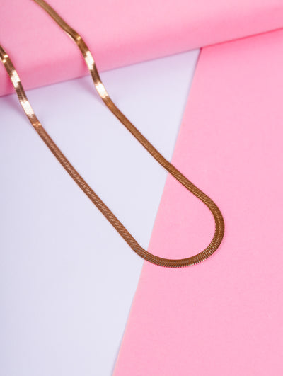 Rose Gold Choker Necklace